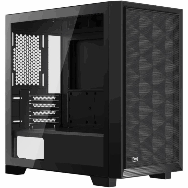 PCCOOLER C3D310 BK ARGB PC Case With 2 ARGB Fans Desktop Computer Case Gaming Case For M-ATX / Itx, 350MM Graphics Cards Support, 2 X 3.5 Inch And 3 X 2.5 Inch Storage Slots, Liquid Cooler Support, Easy Installation, Cable Storage, SPCC (black) | SKU CS-C3D31BA - CS - CS-C3D31BA - PCCOOLER - C3D310 BK ARGB