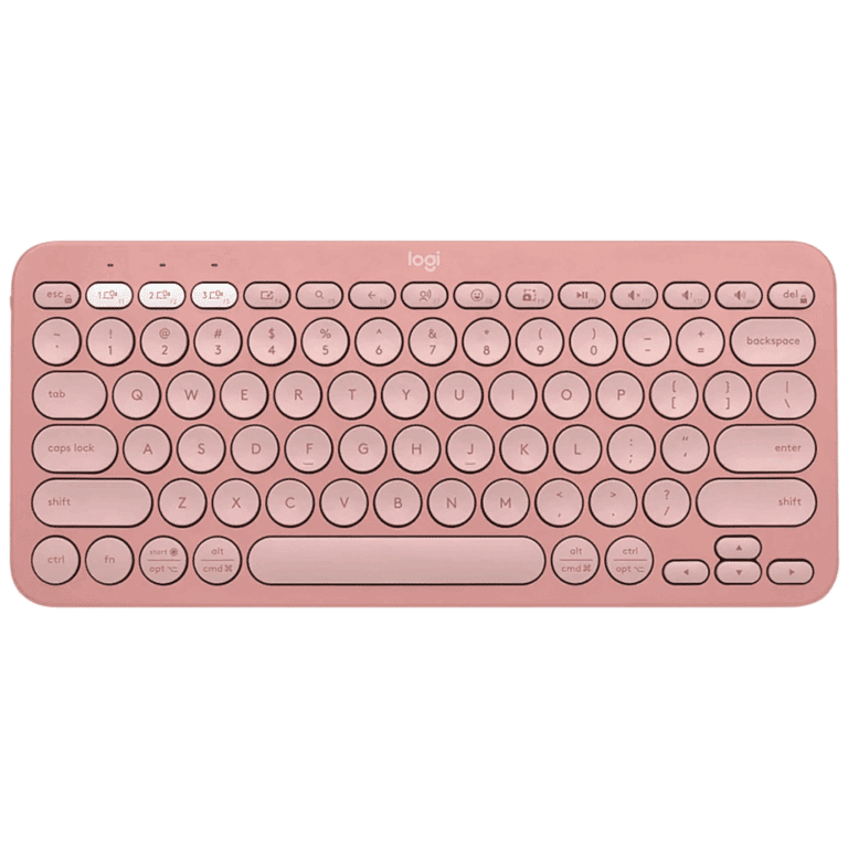 Logitech - Keyboard - Wireless - Rose - Con Bluetooth - Periféricos - Teclados y Teclados de Números - 920-011785