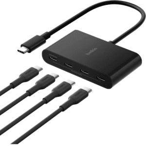 Belkin - Hub - 4 puertos - USB-C - Periféricos - USB Hubs - AVC018btBK