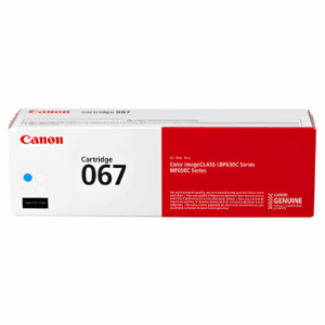 Toner Canon 067 Cyan Rendimiento 1250 Impresiones Ic /mf654/mf653