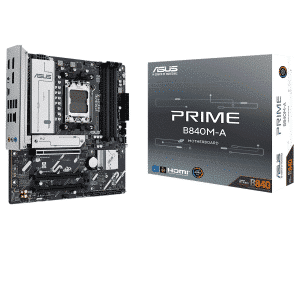 Mainboard Asus Prime B840m-a  Am5 Amd Ryzen 9000 Ddr5 2dp Hdmi 3m.2 7usb Pcie 4.0 Matx - Mother Board - 90MB1J10-M0EAY0
