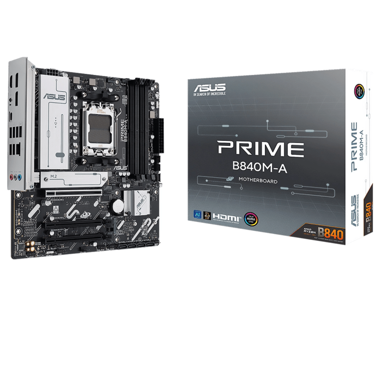 Mainboard Asus Prime B840m-a  Am5 Amd Ryzen 9000 Ddr5 2dp Hdmi 3m.2 7usb Pcie 4.0 Matx - Mother Board - 90MB1J10-M0EAY0