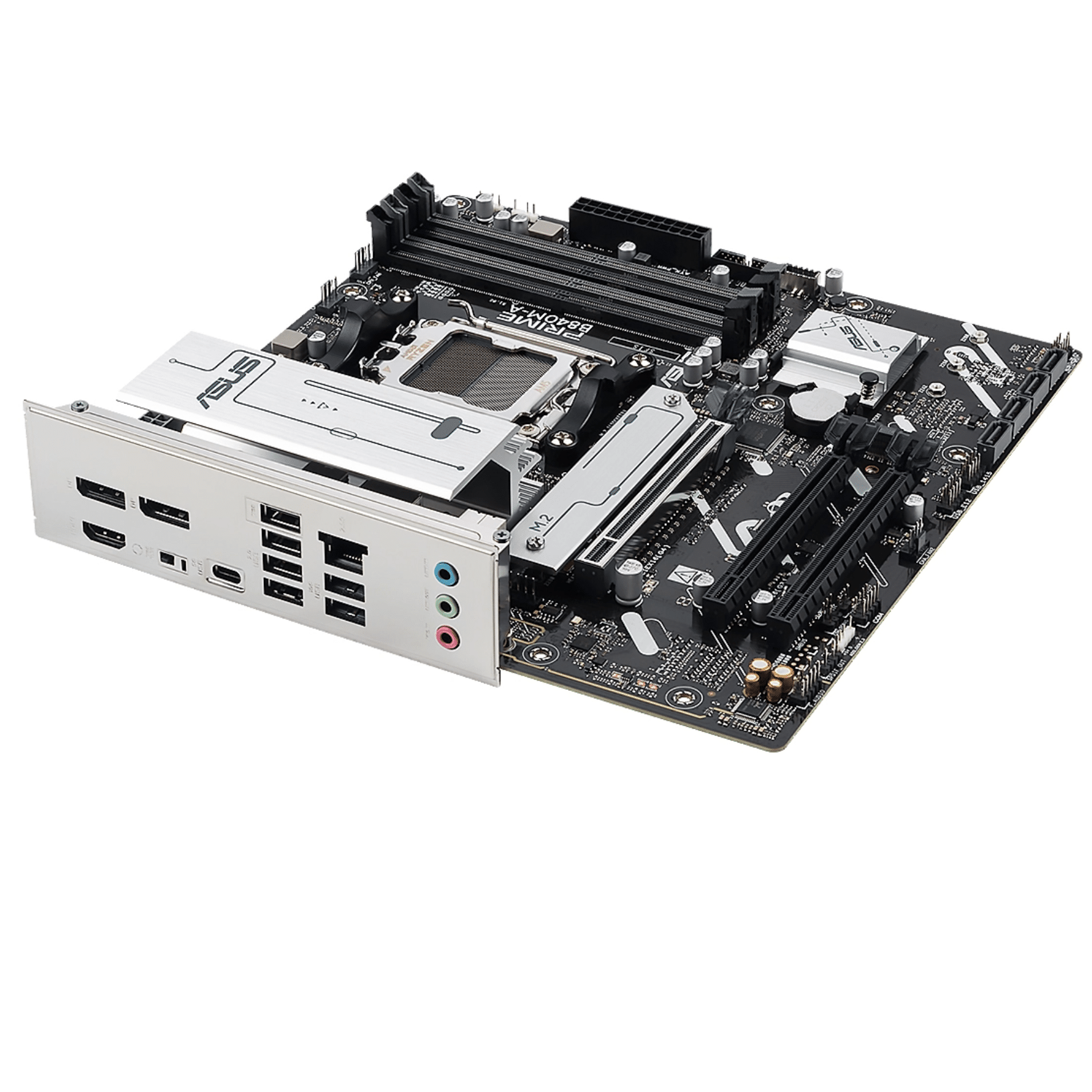 Mainboard Asus Prime B840m-a Am5 Amd Ryzen 9000 Ddr5 2dp Hdmi 3m.2 7usb Pcie 4.0 Matx - Mother Boar (5)