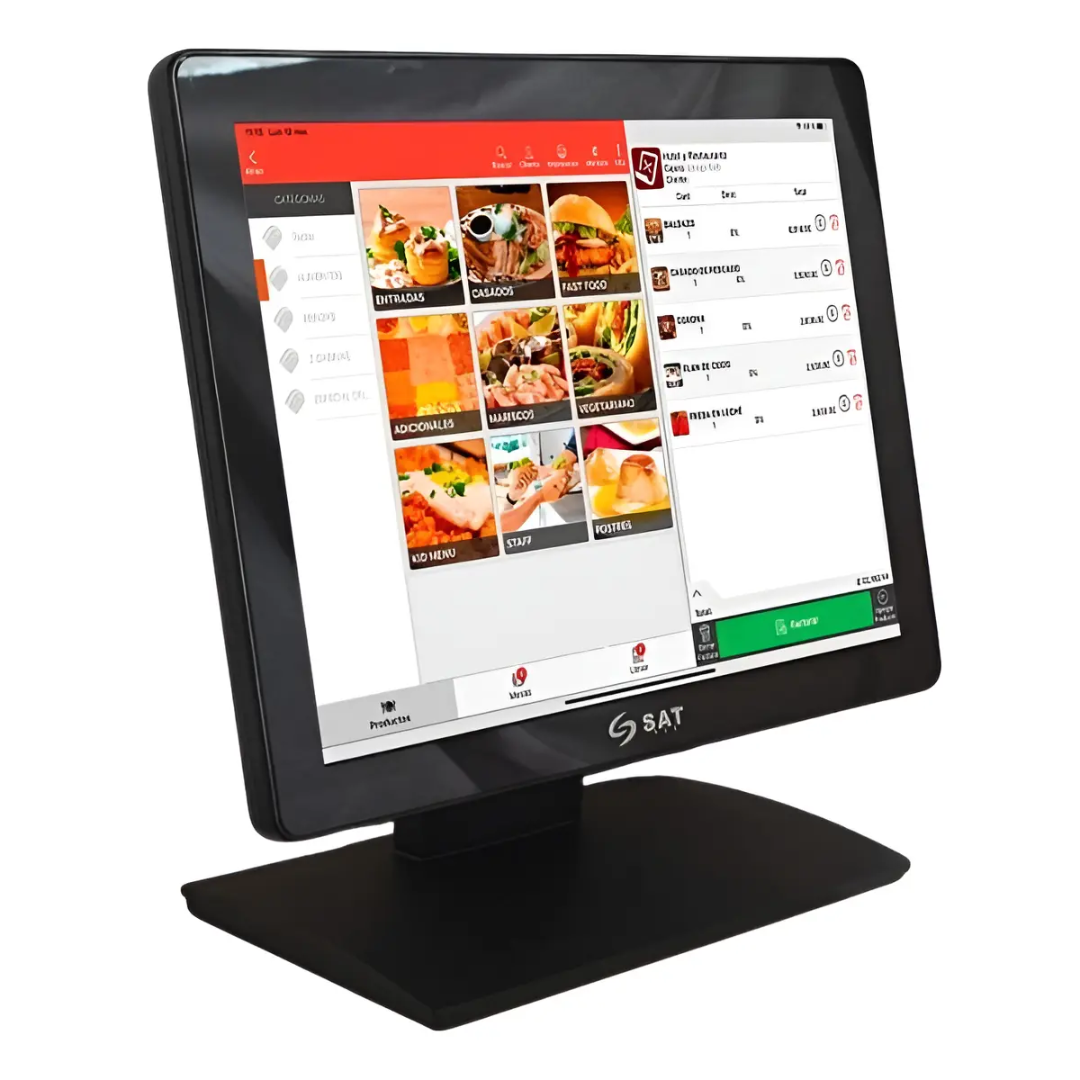 Monitor Sat 15inc 10-point-touch 1024x768 Vga-hdmi Usb Negro - Monitores - 1054FPH (2)