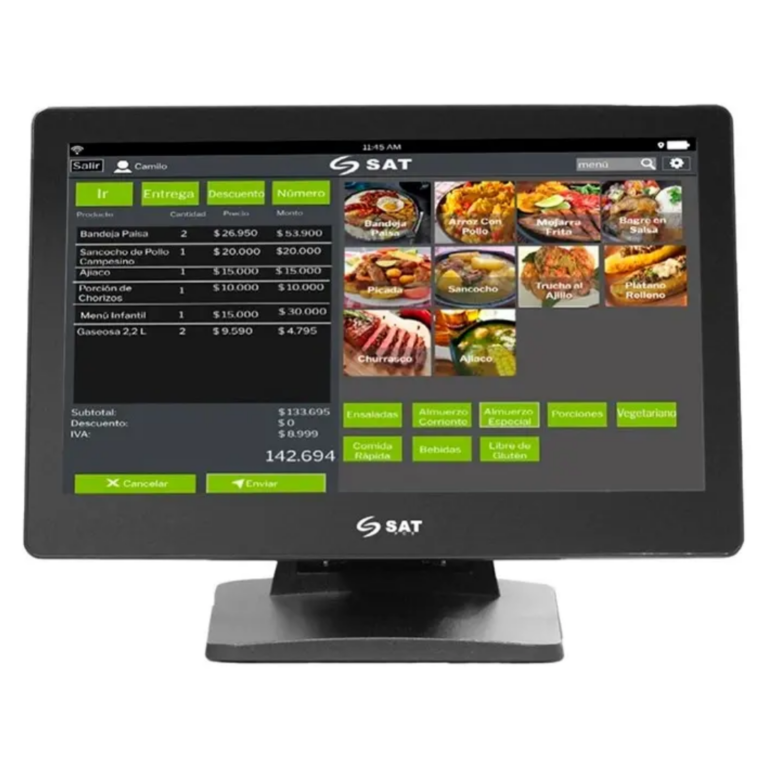 Pos System Sat Aio Intel J4125 8gb 256gb-ssd 15.6inch Touch Usb - Lan Black - Computadores - SAT N140 J4125