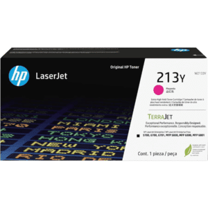HP 213Y - Rendimiento extra alto - magenta - original - LaserJet - cartucho de tóner (W2133Y) - para Color LaserJet Enterprise 5700dn, 6700dn, MFP 6800dn - Consumibles y Media - Cartuchos de Toner e Ink-Jet - W2133Y