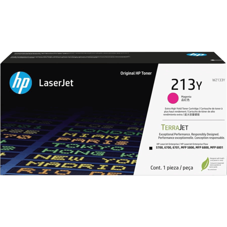 HP 213Y - Rendimiento extra alto - magenta - original - LaserJet - cartucho de tóner (W2133Y) - para Color LaserJet Enterprise 5700dn, 6700dn, MFP 6800dn - Consumibles y Media - Cartuchos de Toner e Ink-Jet - W2133Y