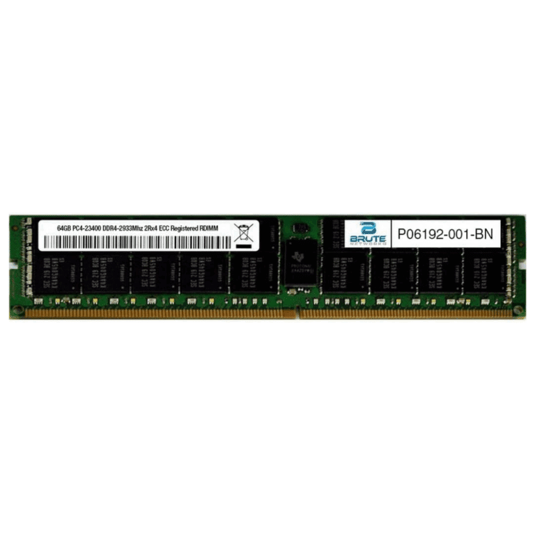 HPE Sourcing SmartMemory 64GB DDR4 SDRAM Memory Module - For Server - 64 GB (1 x 64 GB, 1 x 64GB) - DDR4-2933/PC4-23466 DDR4 SDRAM - 2933 MHz - CL21 - 1.20 V - Registered - 288-pin - DIMM - Hpe Sourcing - RAM Module - 420Z - A300-090J49 - 090J49 - P00930-B21