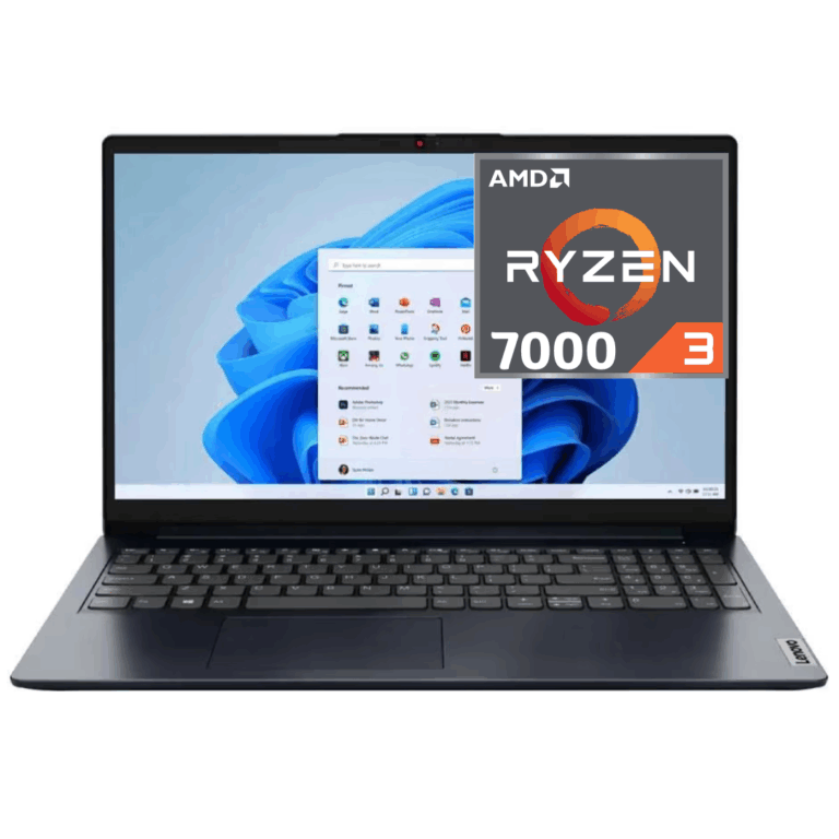 Lenovo Ideapad 1 82VG00R2US 15.6" FHD Laptop AMD Ryzen 3-7320u 4GB RAM 128GB SSD WIN 11H IN S Abyss Blue - 82VG00R2US - LENOVO