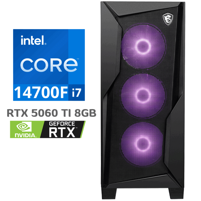 MSI Codex R2 Gaming PC Intel Core i7-14700F Nvidia RTX 5060 Ti 8G 32GB 2TB SSD W11HA | SKU MSI-CDR438 - NB - MSI-CDR438 - MSI - 824142423059 - CODR2B14NVM7438
