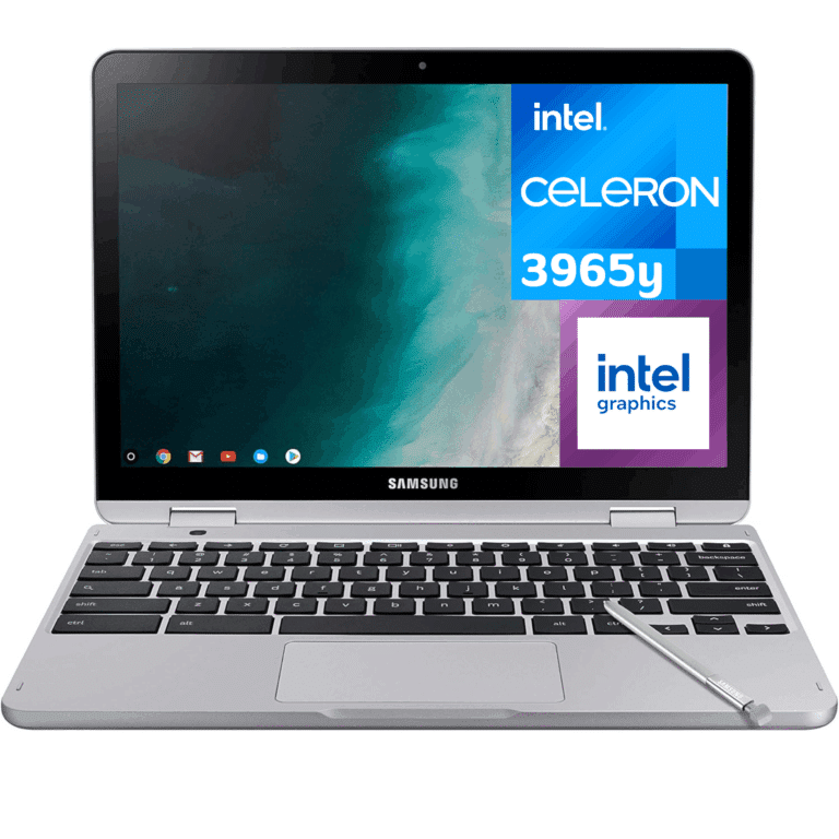 Samsung Chromebook Plus V2 2-in-1 Convertible Celeron® 3965y 64gb Ssd 4gb 12.2" (1920x1200) Touchscreen Chrome Os Light Titan - XE520QAB-K03US