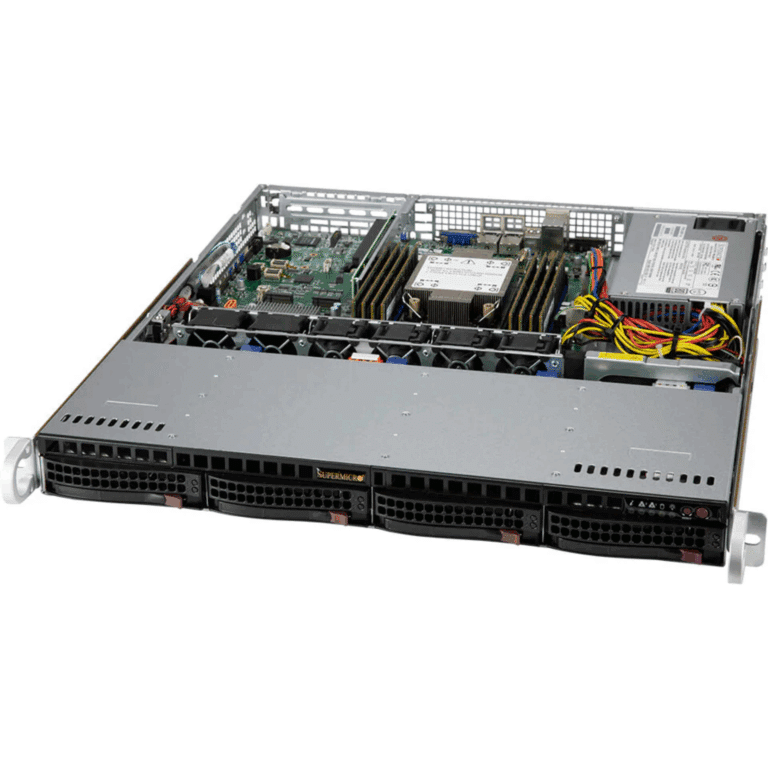 Supermicro Superserver SYS-510P-M Server Barebone System - 1U Rack-mountable - Socket LGA-4189 - 1 X Processor Support - SER - SYS-510PM - SUPERMICRO - SYS-510P-M