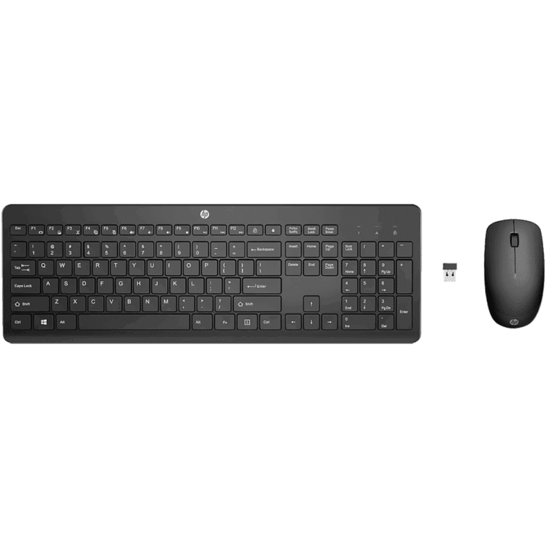 Keyboard - Mouse Hp 235 Wireless Black - Teclados - 1Y4D0UT
