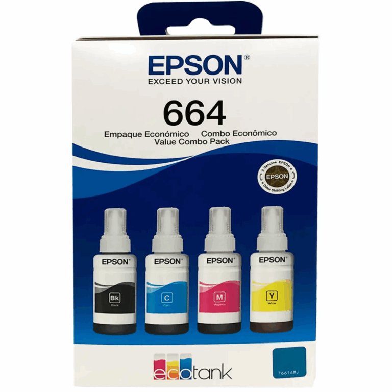 Kit Botellas Epson T664520 4 Colores Black-cyan-magenta-yellow - Suministros - T664520-4P