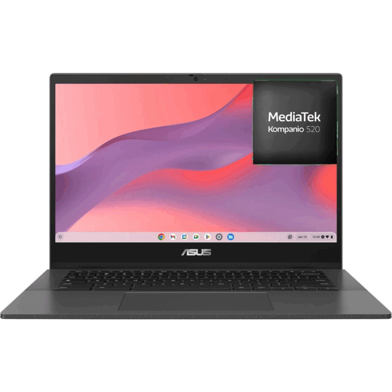 ASUS Chromebook 14" FHD Laptop - Mediatek Kompanio 520 - 4GB Memory - 64GB Emmc - Gray - CM1402CM2A-M8186 - Asus