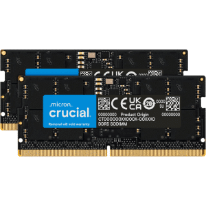 Crucial CT2K64G56C46S5 128GB Kit (64GBx2) DDR5-5600 SODIMM Memory - MEM - CT56SX128G - CRUCIAL - 649528944214 - CT2K64G56C46S5