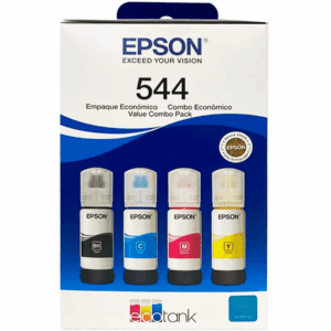 Botellas Epson T544 Pack 4 Negro/cyan/magenta/amarillo L3110/l3150 - 0010343965973 - T544520-4P