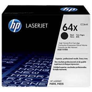 HP 64X - Alto rendimiento - negro - original - LaserJet - cartucho de tóner (CC364X) - para LaserJet P4015dn, P4015n, P4015tn, P4015x, P4515n, P4515tn, P4515x, P4515xm - Consumibles y Media - Cartuchos de Toner e Ink-Jet - CC364X