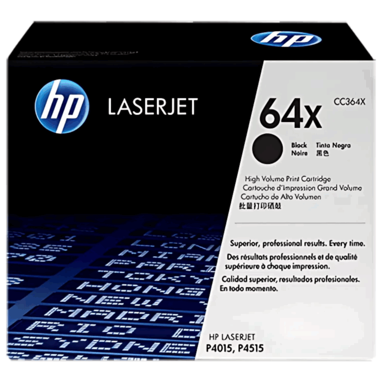 HP 64X - Alto rendimiento - negro - original - LaserJet - cartucho de tóner (CC364X) - para LaserJet P4015dn, P4015n, P4015tn, P4015x, P4515n, P4515tn, P4515x, P4515xm - Consumibles y Media - Cartuchos de Toner e Ink-Jet - CC364X