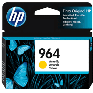 Hp 964 Yellow Original Ink Cartridge Latin America - New Factory Sealed - 1 Year Manufacturer Warranty - 3JA52AL