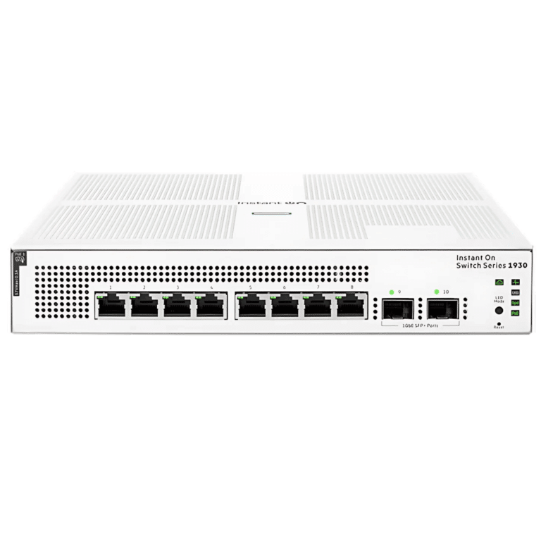 HPE Networking Instant On 1930 8G Class4 PoE 2SFP 124W Switch - Conmutador - L2 + - Gestionado - 8 x 10/100/1000 (PoE+) + 2 x Gigabit SFP - montaje en rack - PoE+ (124 W) - Redes - Hubs & Switches - JL681A
