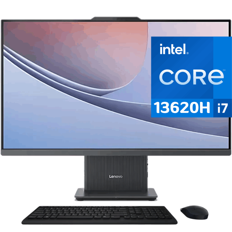 Lenovo 27irh9 All-in-one Core™ I7-13620h 512gb Ssd 16gb 27" Qhd (2560x1440) Touchscreen Ips Win11 Ir Webcam Keyboard Mouse Luna Grey - New Factory Sealed - Balance of Manufacturer Warranty - F0HM0019US