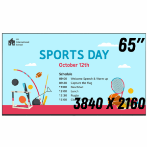 LG 65" UM340E Series Professional TV - MON - LG-65U3EUZ - LG - 195174072073 - 65UM340E0UZ