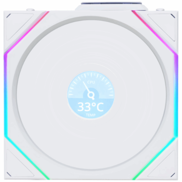 Lian-Li Lian-Li Fan 14TLLCD1W1W Fluid Dynamic Bearing wo Fan Controller White Retail FN 296415 14TLLCD1W1W