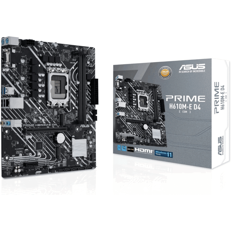 Mainboard Asus H610m-a Lga1700 Micro Atx Ddr5 Pcie 4.0 M.2 Hdmi For 12th 13th 14th- 90mb1g20-m0eay0