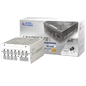 Super Flower Leadex VII XP 1000W 80+ Platinum, Cybenetics Platinum, Full Modular, ATX 3.1, W/12V-2*6 Cable (2x8pin - 16pin Native Cables) , Power Supply, FDB Fan, SF-1000F14XP, White | SKU PS-SF10P4 - PS - PS-SF10P4 - SUPERFLOWE - SF-1000F14XP(WH)