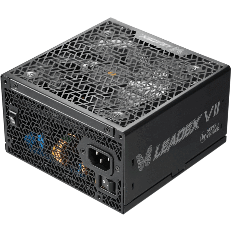 Super Flower Leadex VII XP PRO 850W 80+ Platinum, Cybenetics Platinum, Full Modular, ATX 3.1 & Pcie 5.0, W/12VHPWR (2x8pin-16pin Native Cables), FDB Fan, SF-850F14XP, Black | SKU PS-SF85P1 - PS - PS-SF85P1 - SUPERFLOWE - SF-850F14XP