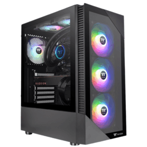 Thermaltake View 200 TG ARGB Mid Tower Chassis - CS - CA-V200TAK - THERMALTAK - 841163083673 - CA-1X3-00M1WN-00
