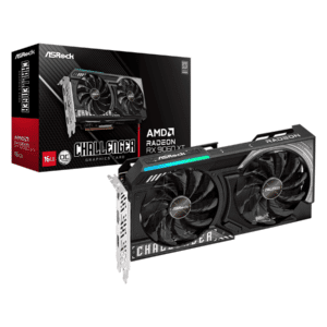 ASROCK AMD Radeon RX 9060 XT Challenger 16GB OC 16GB GDDR6 PCI Express 5.0 x16 Graphics Card, RX9060XT CL 16GO | SKU ASR-906XC6 - VGA - ASR-906XC6 - ASROCK - RX9060XT CL 16GO