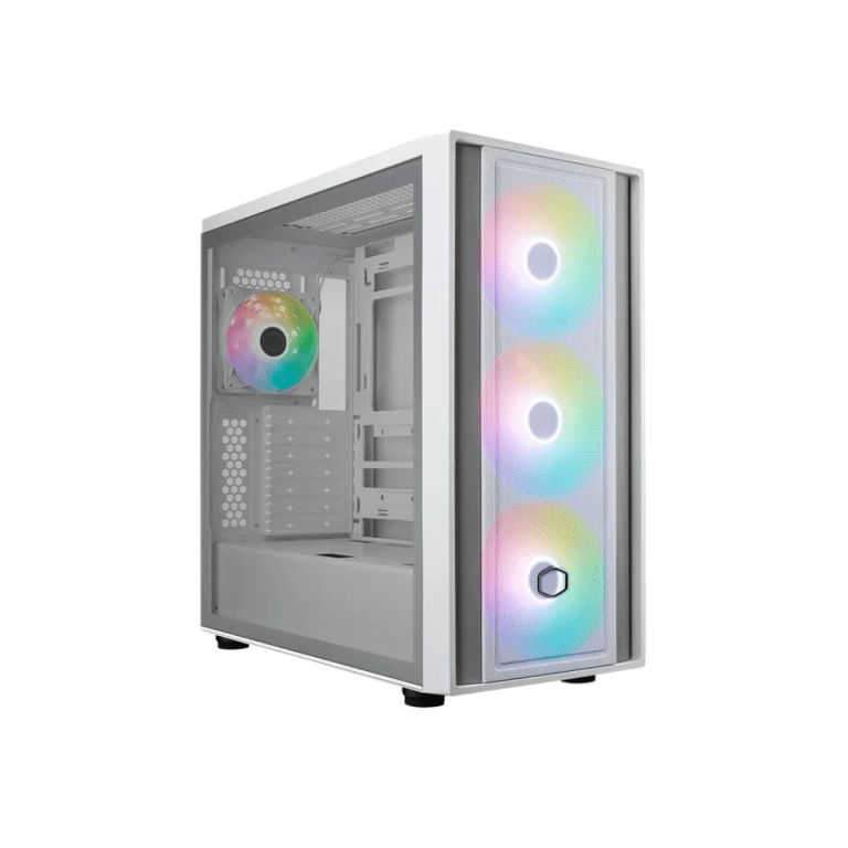 Case Cooler Master/masterbox 600 Atx Blanco Argb Fans Hub - 884102119224 - MB600-WGNN-S00