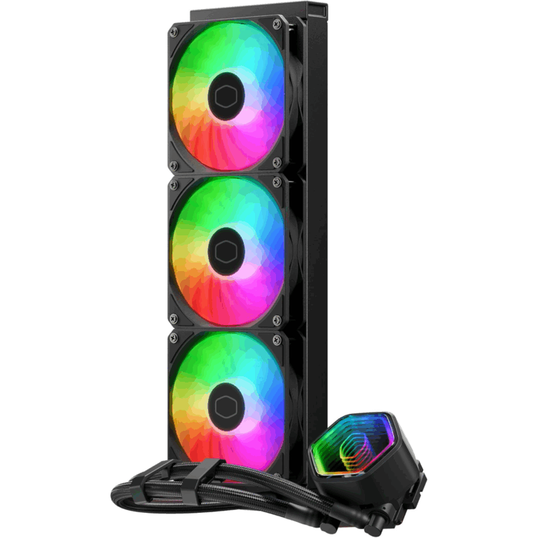 Cooler Master MLW-D36M-A18PA-R1 MASTERLIQUID Core II 360mm Simple Water Cooling CPU Cooler, Black - FAN - FAN-CO36AK - COOLERMAST - 884102127175 - MLW-D36M-A18PA-R1