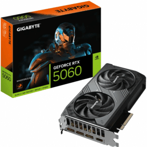 Tarjeta De Video Gigabyte Gv-n5060wf2-8gd Windforce Geforce Rtx 5060 8gb Gddr7 Pci Express 5.0 Atx - Gv-n5060wf2-8gd