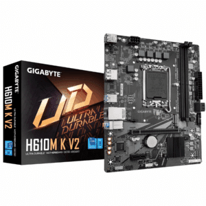 Gigabyte - Motherboard - Micro ATX - LGA1700 Socket - Intel H610 - para Pentium / para Core i3 / para Core i5 / para Core i7 - None - Componentes Informáticos - Tarjetas Madre (Placas Madre) - H610M K V2 G10