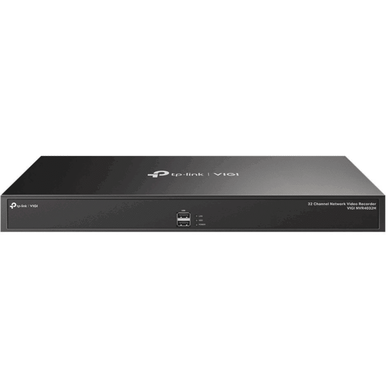 Grabadora Tplink/vigi Nvr4032h/32canales /h.265 Plus /onvif/soporta 4 Disco Hasta 16tb - 840030705281 - VIGINVR4032H