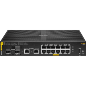 HPE Aruba 6000 12G Class4 PoE 2G/2SFP 139W Switch - Conmutador - Gestionado - 12 x 10/100/1000 (PoE+) + 2 x Gigabit SFP + 2 x 1000Base-T - montaje en rack - PoE (139 W) - Redes - Hubs & Switches - R8N89A