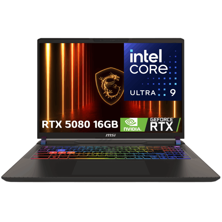 Laptop Msi Vector A2xwig-050us Intel Core Ultra 9 275hx Ram 16 Gb Ssd 1tb *nvidia Geforce Rtx 5080 16gb* 16" (2560x1600) 240hz Windows 11 Home