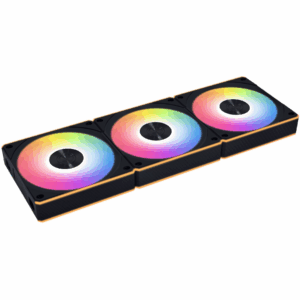 Lian Li UNI Fan CL Wireless 120 - Triple Pack (reverse Blade) - 2.4 Ghz Wireless Signal RGB & PC Case Fans Control - Dual Light Zones - 28mm FDB - Controller Included And Required - Black (12RCL1W3B) - FAN - FAN-12C3B5 - LIAN-LI - 840353049352 - 12RCL1W3B