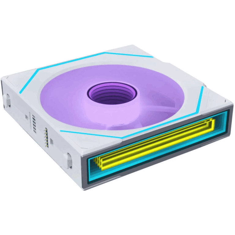 Lian-Li Lian-Li Fan 12SLIN1W1W Fluid Dynamic Bearing Fan wo FanController White Retail FN 296385 12SLIN1W1W