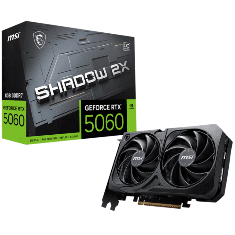 Geforce RTX 5060 8G SHADOW 2X OC - Focus - G5060-8S2C - 824142423851 - G5060-8S2C - MSI