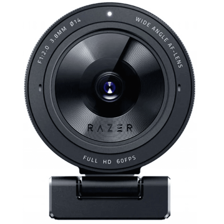 Razer Kiyo Pro Streaming Webcam, Full Hd 1080p 60fps, Adaptive Light Sensor, Hdr-enabled, Wide-angle Lens, Black - New Factory Sealed - 1 Year Manufacturer Warranty - RZ19-03640100-R3U1