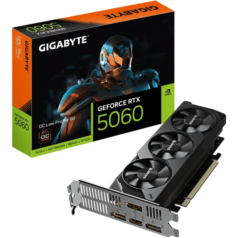 GIGABYTE NVIDIA Geforce RTX 5060 Graphic Card - 8 GB GDDR7 - Low-profile | SKU GV-5060OCL - VGA - GV-5060OCL - GIGABYTE - 889523050699 - GV-N5060OC-8GL