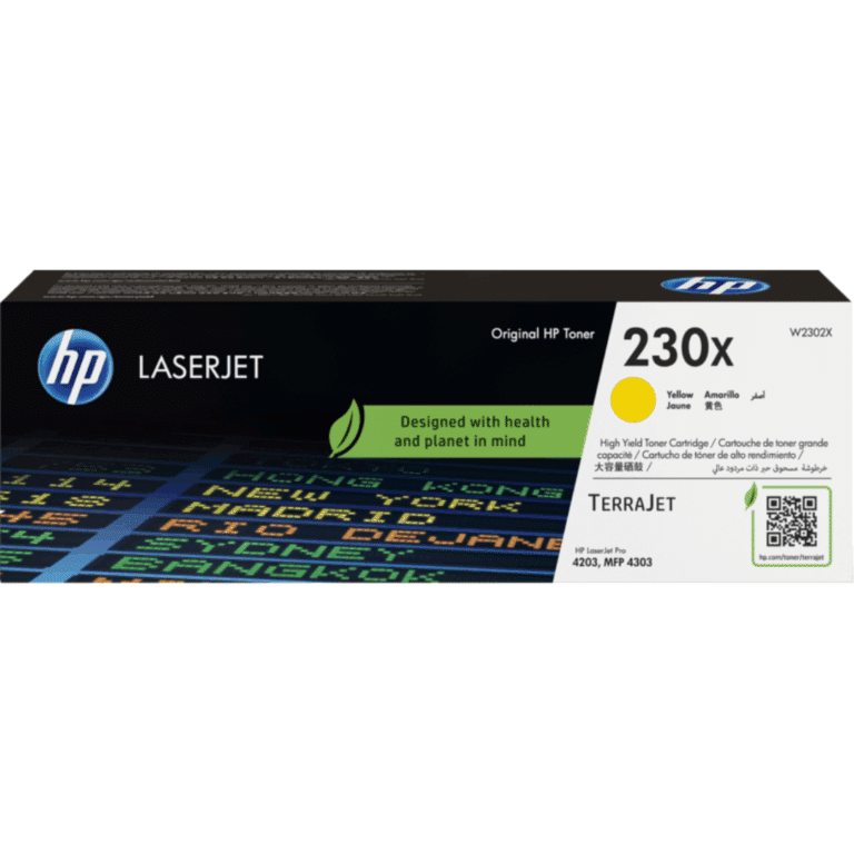 Consumible Hpinc/toner Hpinc 230x Amarillo Laserjet 4203/4303 5500 Pag W2302x - 193808760396 - W2302X