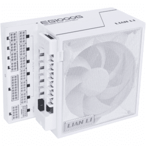 Fuente De Poder Certifacada Lian Li Edge Gold Series 1000w Full Modular Power Supply (fan Hub Included)-atx 3.0, 3.1-pcie 5.1-l-shape Design For Dual Chamber Case-120mm Fdb Fan-supports Up To 4 Usb Device - White-eg1000g.wh | Sku Ps-e1000gw - Ps - Ps-e1000gw - Lian-li - 840353046924 - Eg1000g.wh