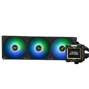Thermalright FW360 Black ARGB CPU AIO Cooler, PC 360 Specification Water Cooler System, IPS LCD Screen With 320x240 Resolution, For AM5&Intel LGA1700/1851, CPU Cooler Comes With 2.4-inch LCD Display - FAN - FAN-FW360B - THERMALRIG - 814256017015 - FROZEN WARFRAME 360 BLACK ARGB
