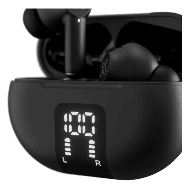 Klip Xtreme - True wireless earphones - Para Phone / Para Portable electronics / Para Tablet - Wireless - 22Hrs ANC Black - Audio y Video - Auriculares - KTE-755BK