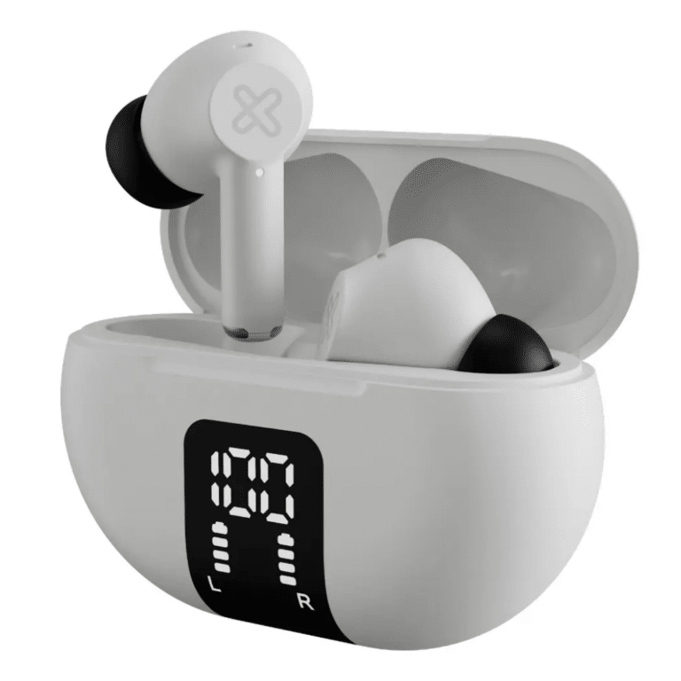 Klip Xtreme - True wireless earphones - Para Phone / Para Portable electronics / Para Tablet - Wireless - 22Hrs ANC White - Audio y Video - Auriculares - KTE-755WH